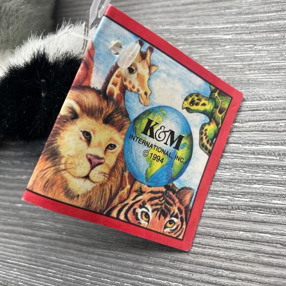 Vintage 1994 K&M International Mini Emperor Penguin Plush Stuffed Animal NEW - Picture 9 of 12